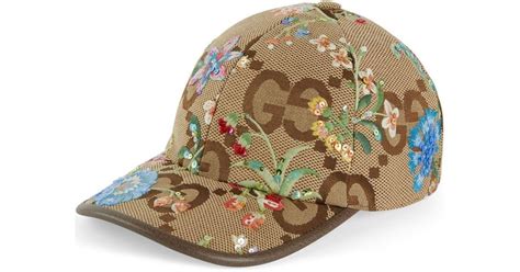 gucci cap mit blumen